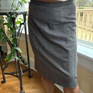 French Connection Charcoal Pencil Skirt
